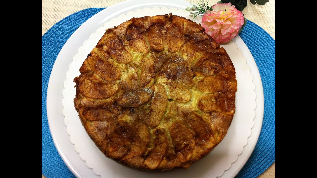 Receta: Bizcocho De Manzanas - La Cocinadera