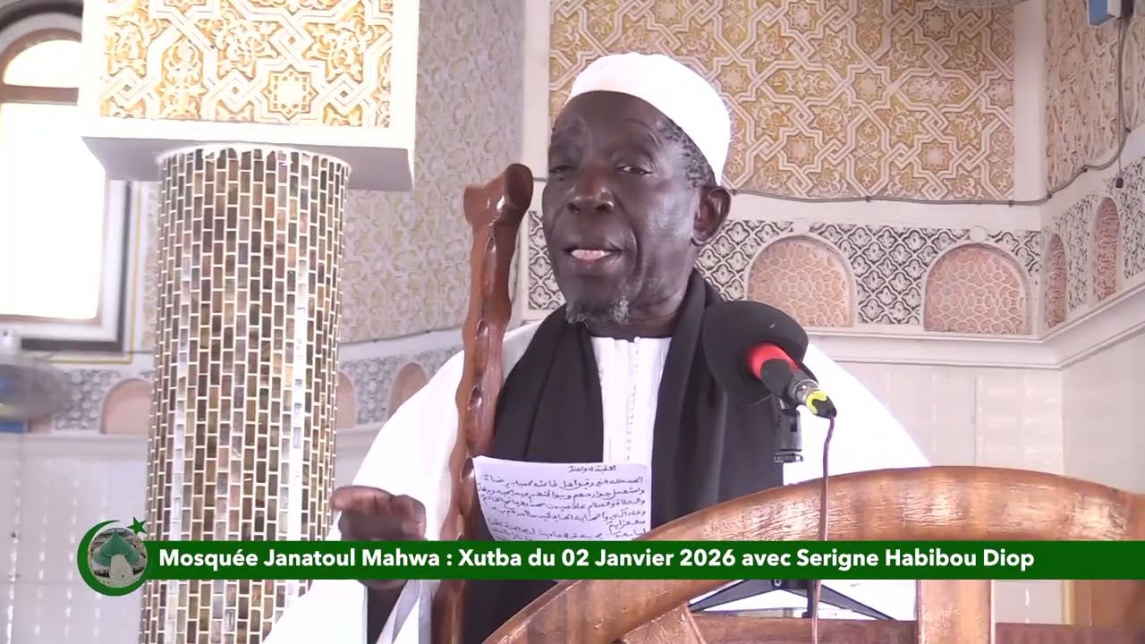 Mosquée Janatoul Mahwa  : Xutba du 02 Janvier 2026 avec Serigne Habibou Diop