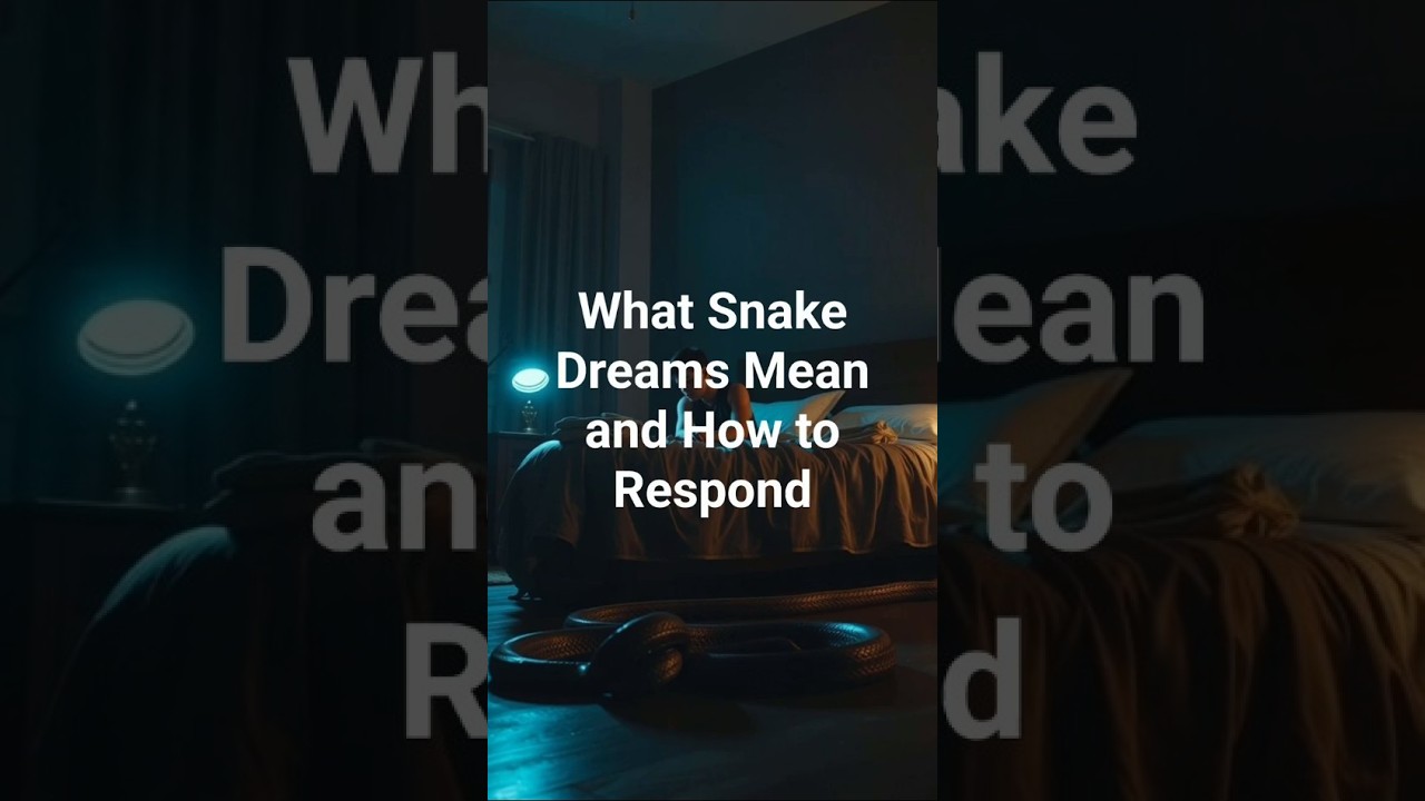 The Biblical Meaning of Snakes in Dreams.#supernaturaldreams #biblicaldreams #spiritualwarfare