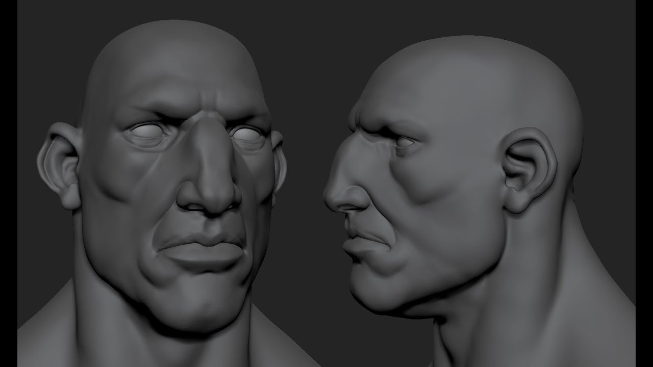 Stylized Head Sculpt - ZBrush Timelapse
