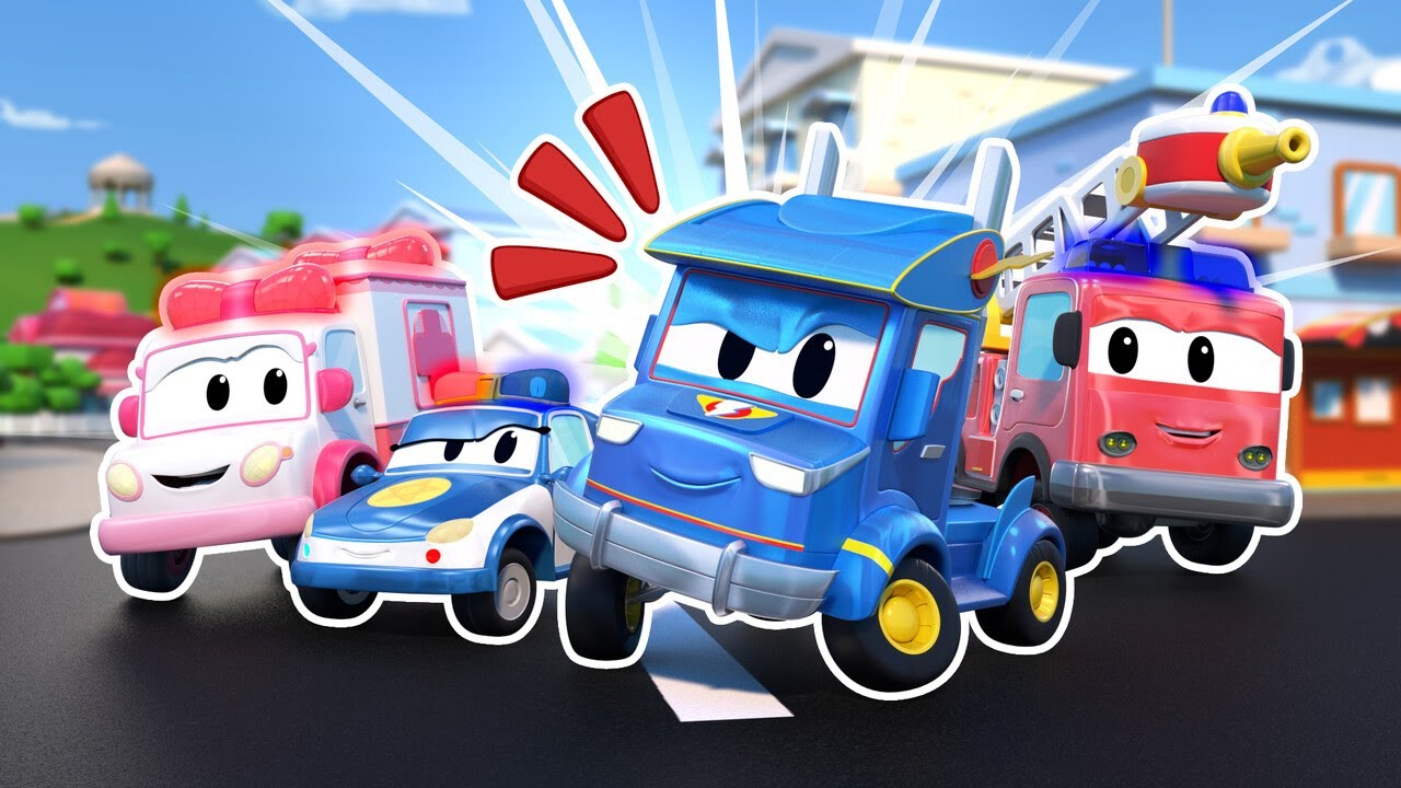 Super Truck is een Team met de NOODVOERTUIGEN! | Reddings aflevering