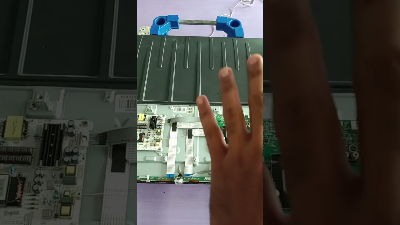 65a7100f Hisense tv good backlight but no picture
