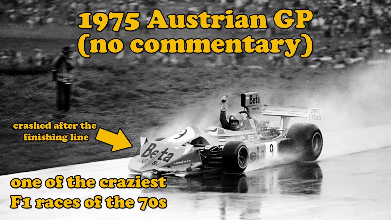 1975 Austrian GP (no commentary) - Funky 70s F1 Race!