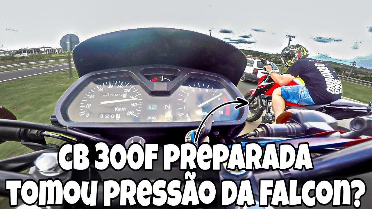 FALCON 400 VS CB 300F TWISTER | B&Ocirc;NUS NOVO TOP SPEED NA FALCON