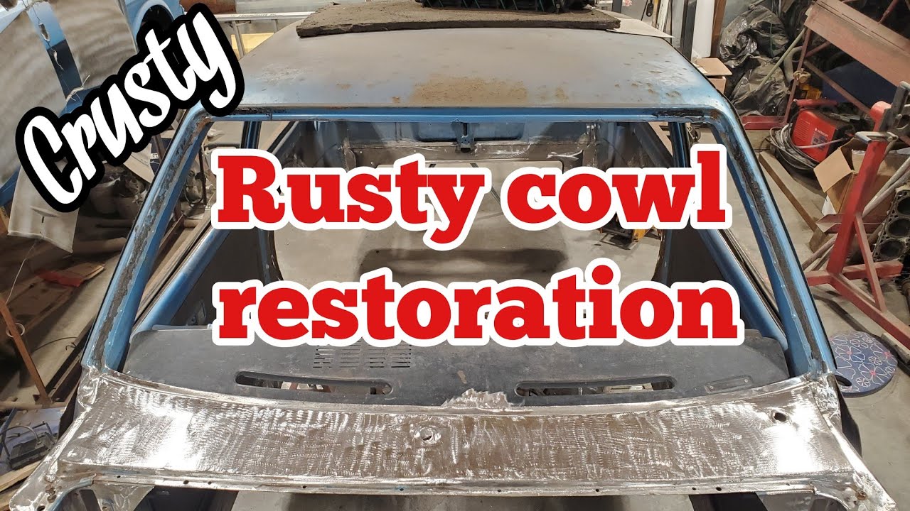 Crusty. Rusty cowl restoration