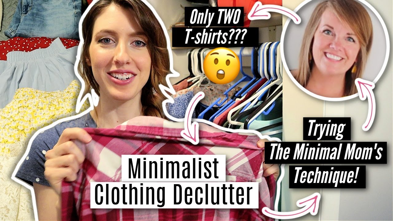 *NEW* Decluttering Clothes Like The Minimal Mom | Extreme Declutter & Organize 2021 | Minimalism
