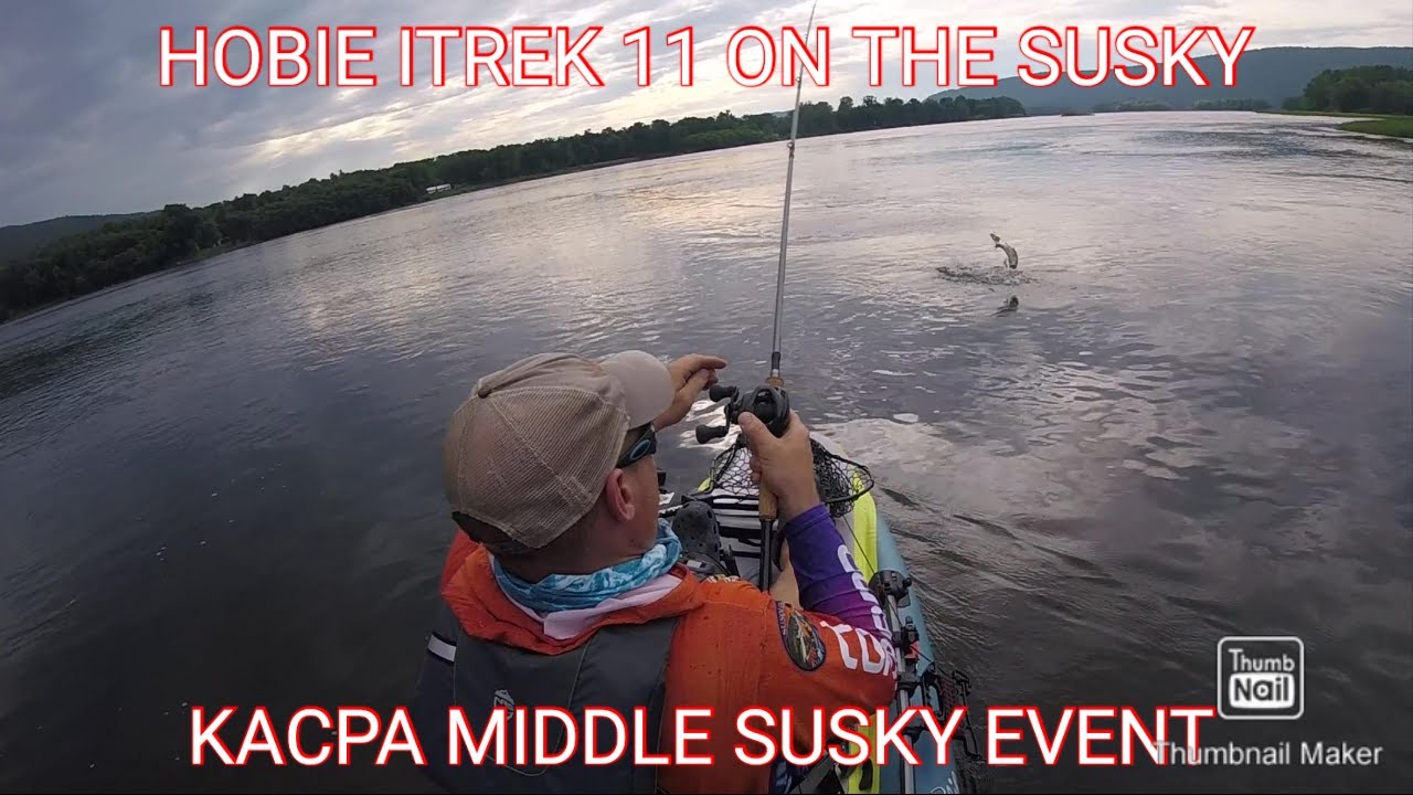 HOBIE iTREK 11 ON THE SUSQUEHANNA RIVER