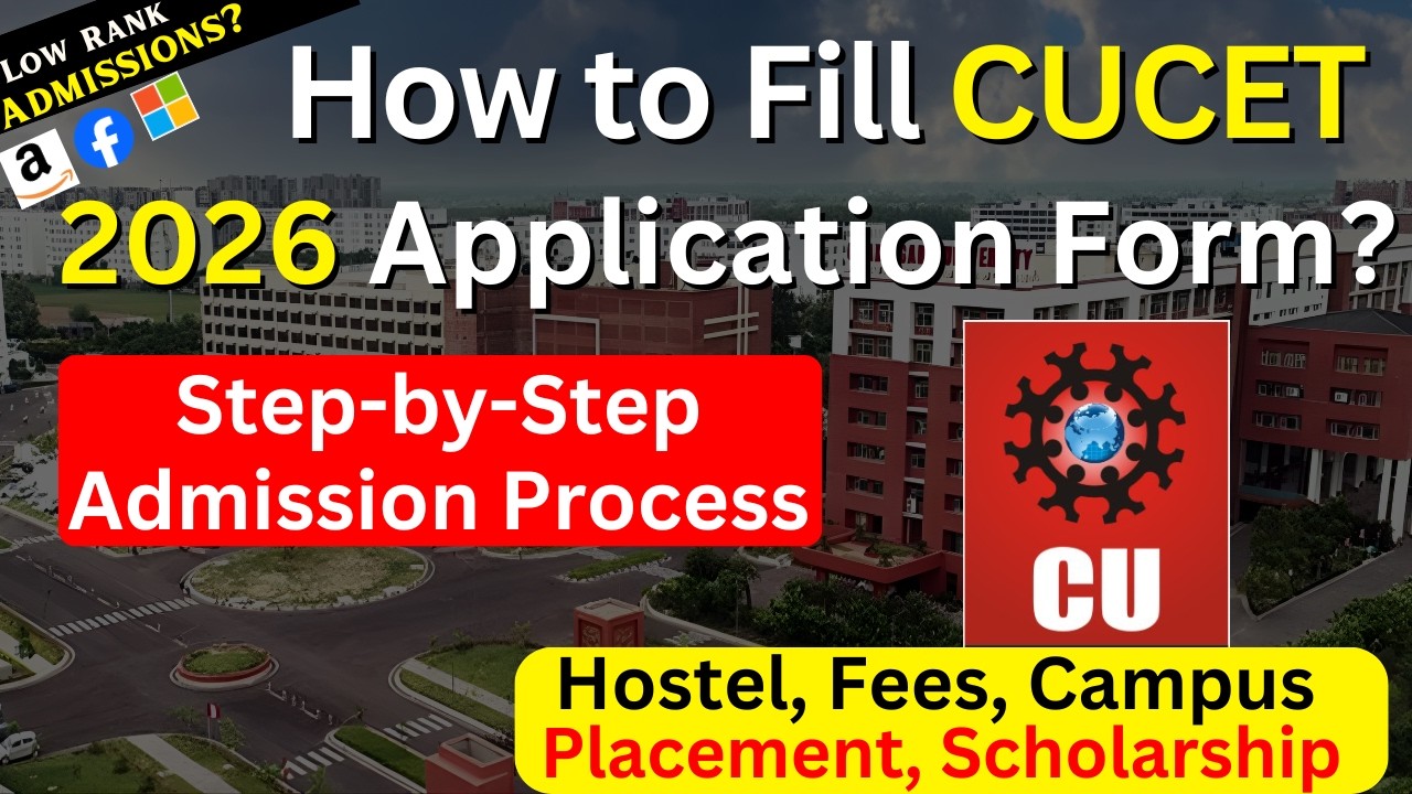 How to Fill CUCET Application Form 2026 - CUCET 2026 Form Fill Up |  How To Apply for CUCET 2026