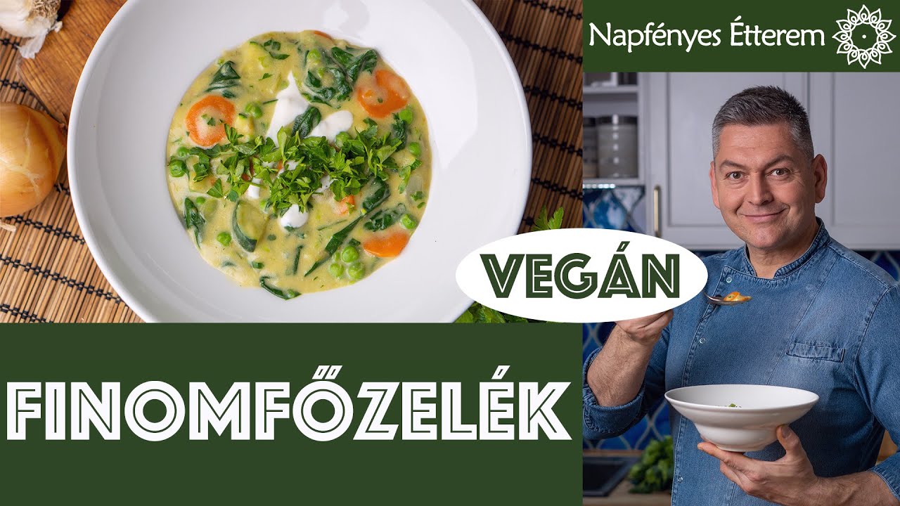 Finomfőzelék felturbózva, tavaszi friss vegán fogás