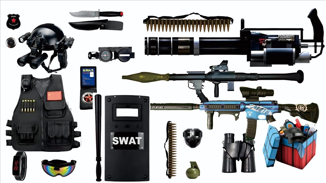 Interesting unboxing, MP5K, Gatling gun