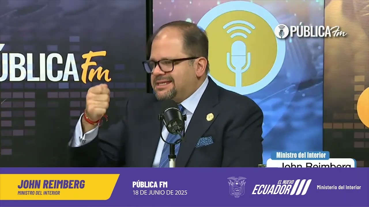 ENTREVISTA DEL MINISTRO DEL INTERIOR, JOHN REIMBERG, EN PUBLICA FM