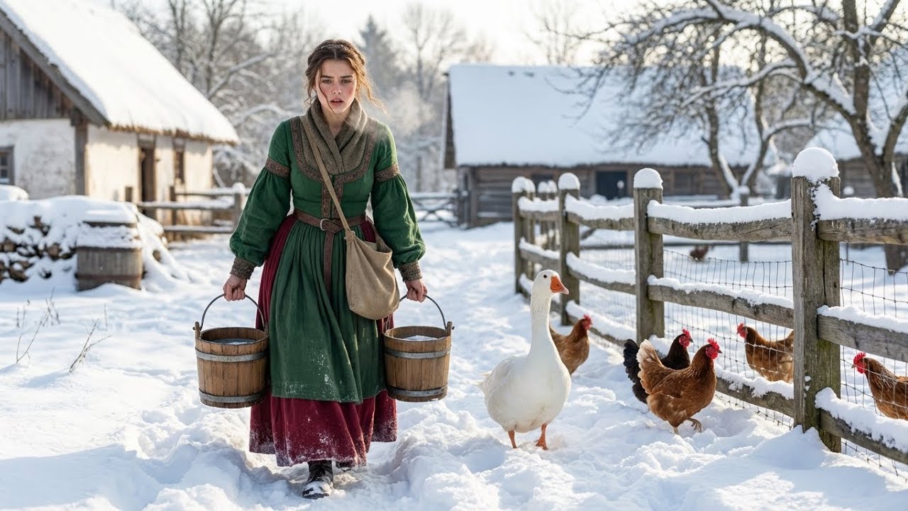 Girl Spends 3 Days Preparing Farm Animals for Winter Alone ( Visual Story)