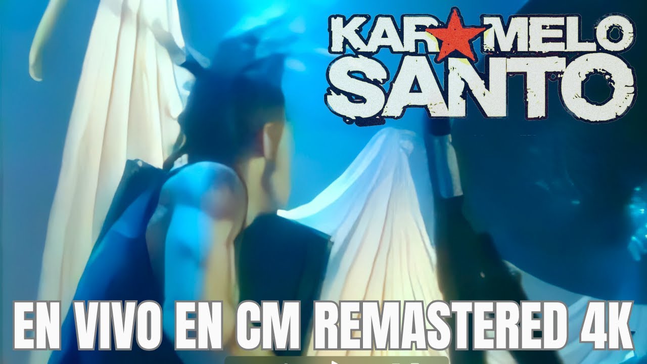 Karamelo Santo Live TV 1997 4K Remastered @CMTVmusica