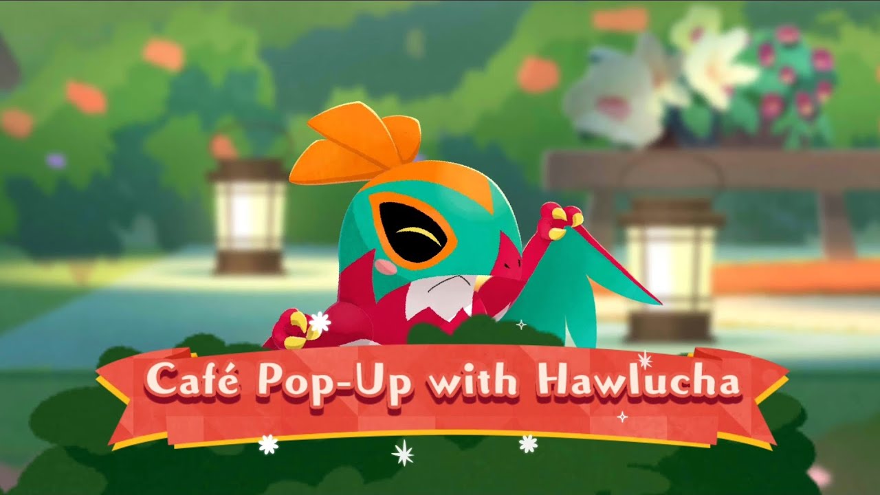 Pokémon Café ReMix #54 - Café Pop-Up with Hawlucha Event