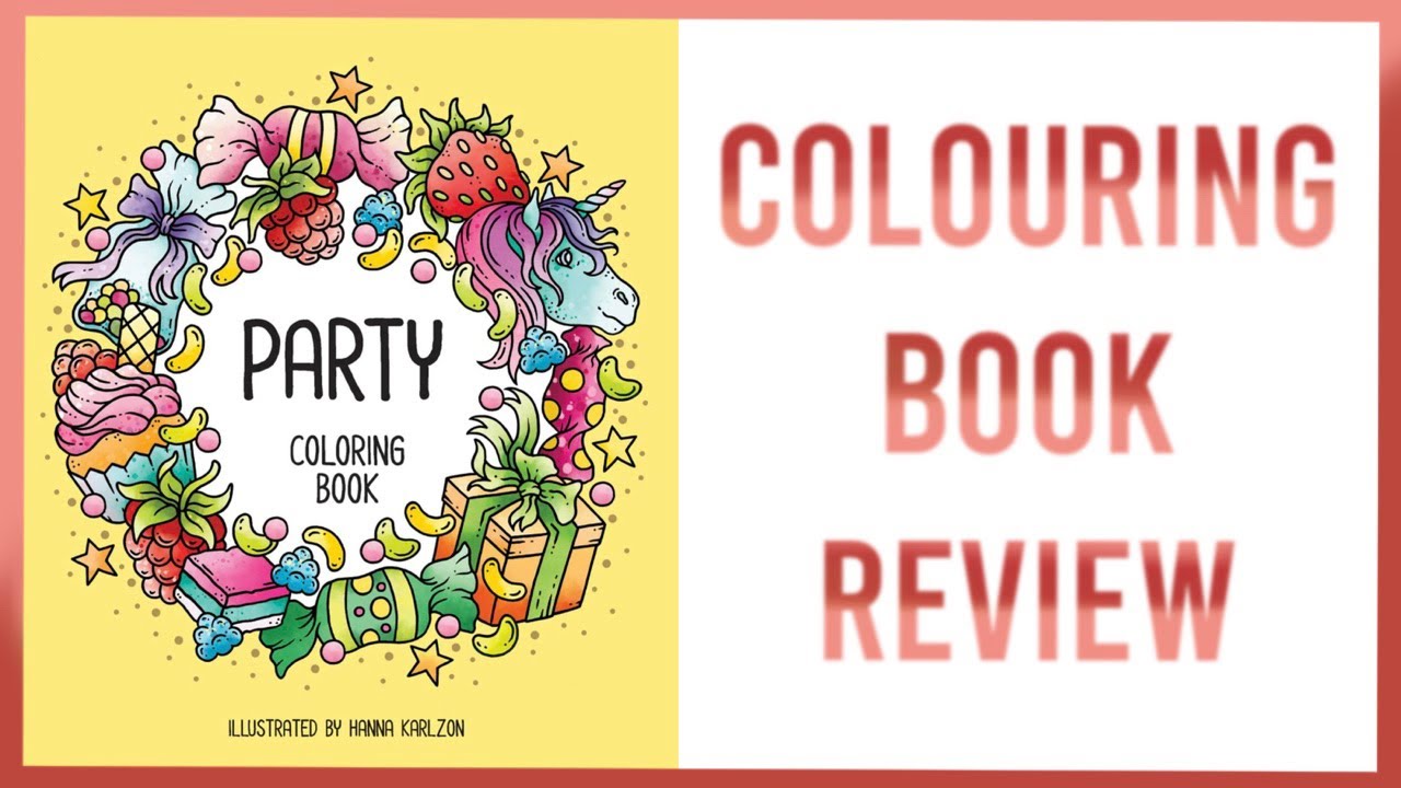 Party by Hanna Karlzon | Colouring Book Review