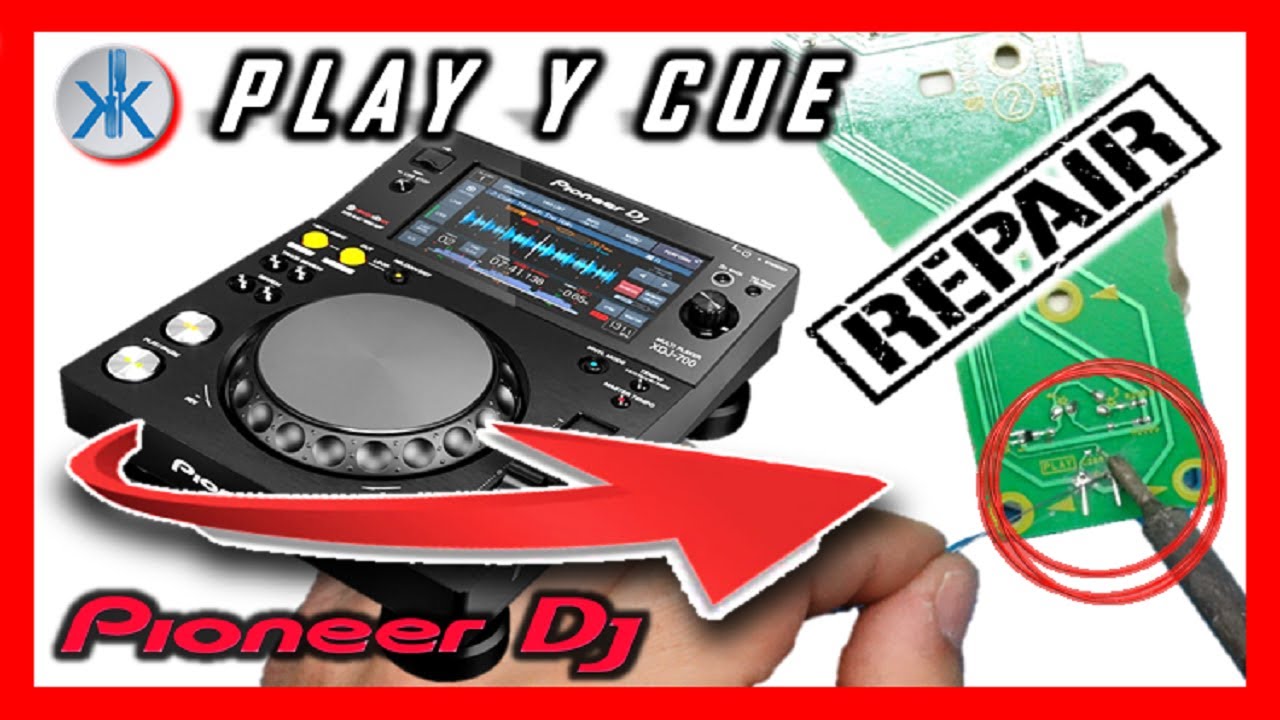 🎵 Pioneer XDJ-700 COMO REPARAR PULSADOR BOTON PLAY Y CUE