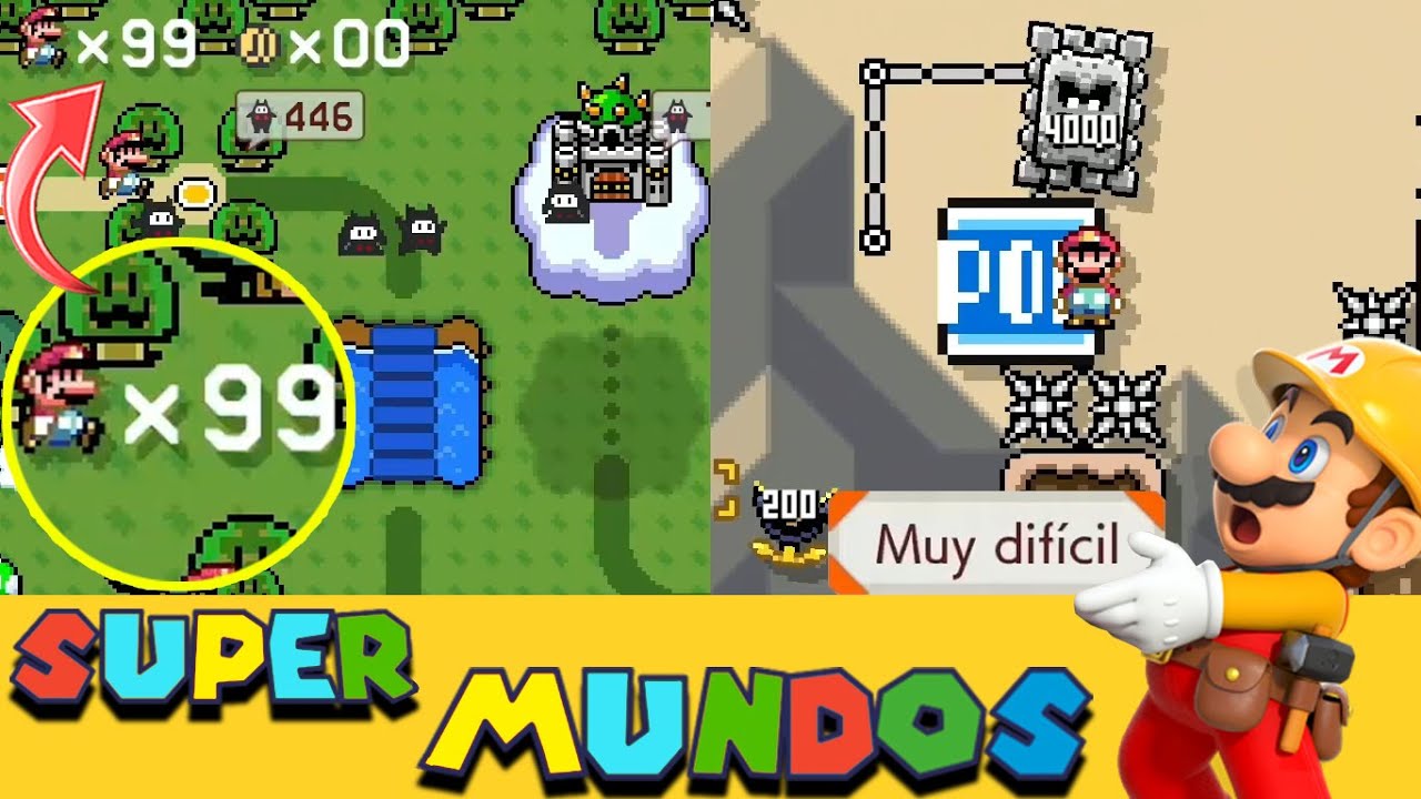 99 VIDAS para un INCREÍBLE Mundo de FAILS - MUNDOS SUPER EXPERTOS - Super Mario Maker 2 - ZetaSSJ