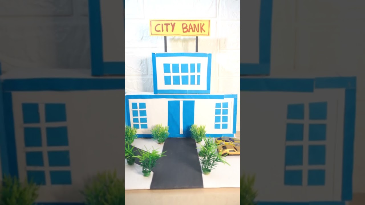 How to make Bank model | model of Bank | school project ideas | science exhibition model for school