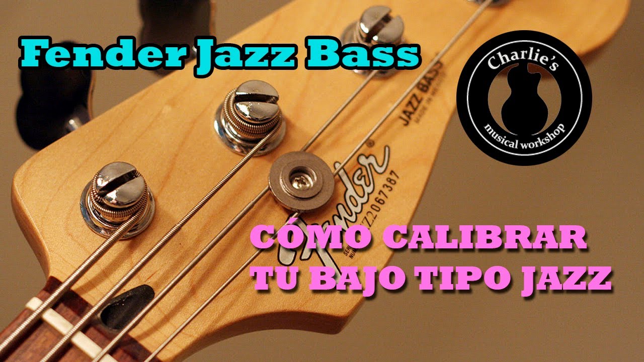 JAZZ BASS FENDER. Cómo calibrar y ajustar un bajo Jazz Bass de Fender.