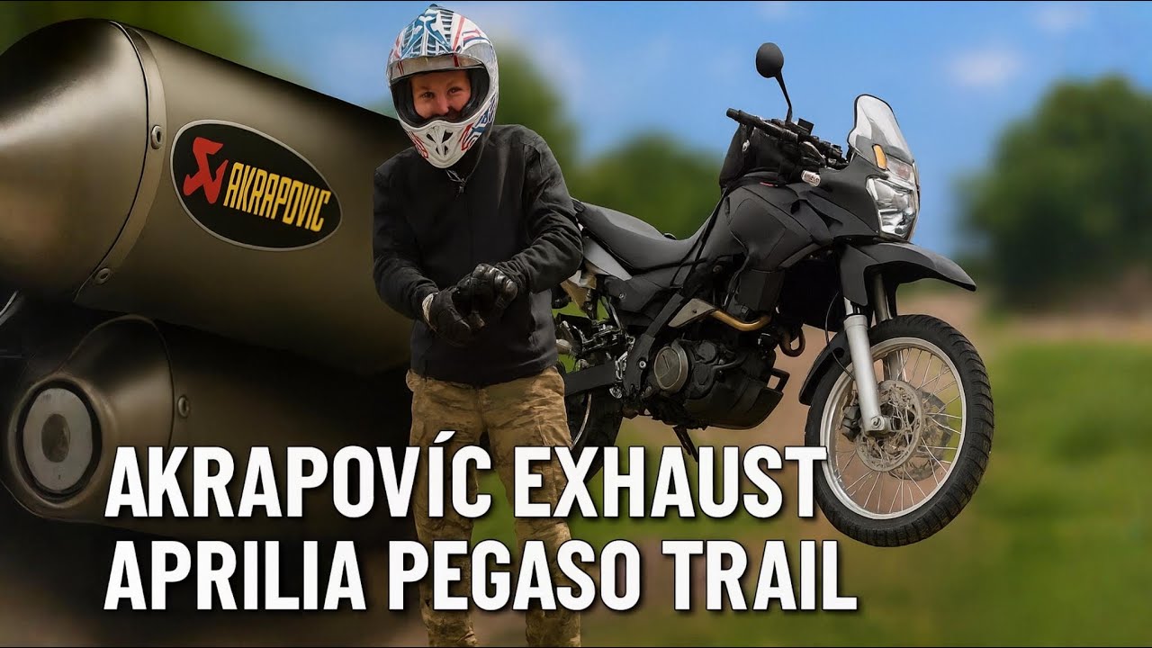 Aprilia Pegaso Trail 660 - exhaust Akrapović