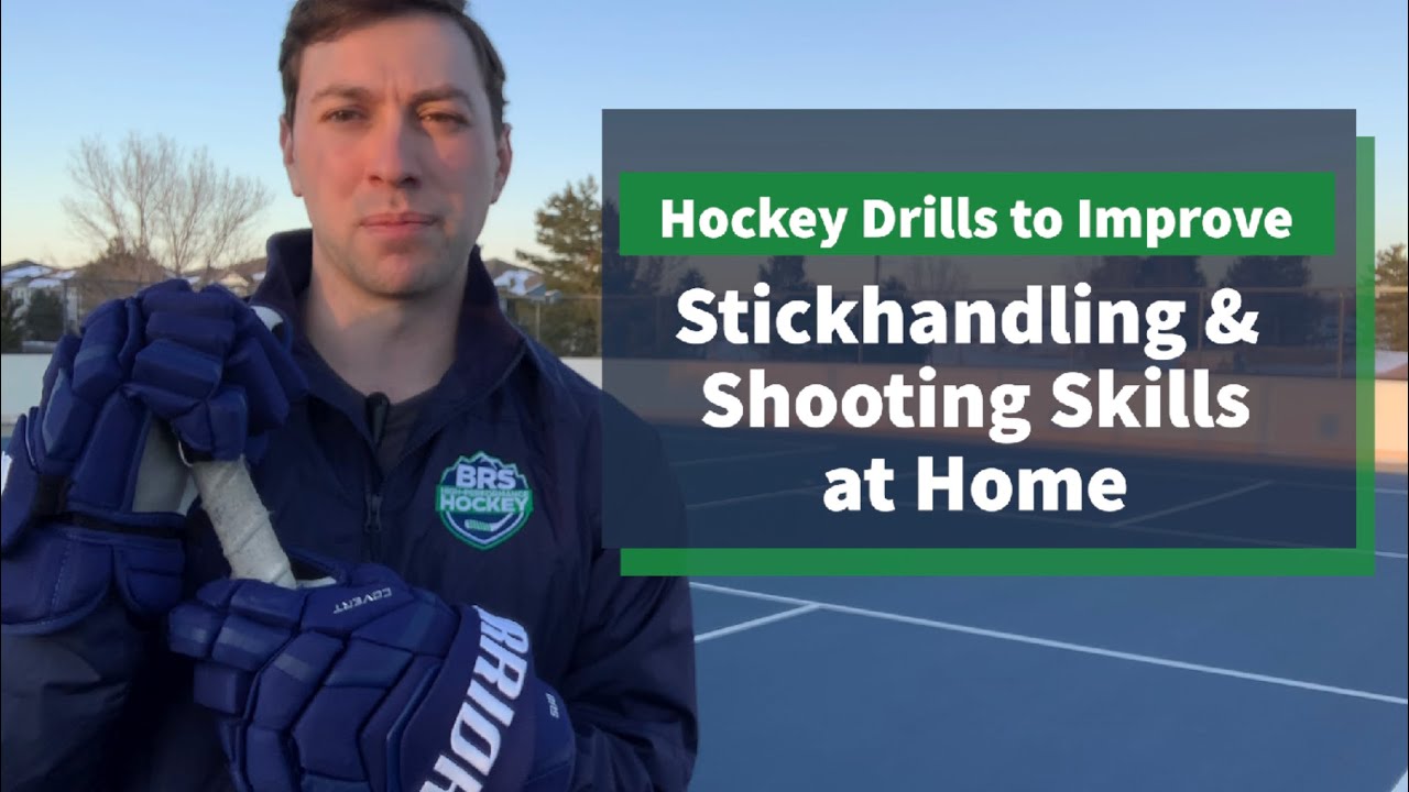 Hockey Drills for Stickhandling and Shooting at Home