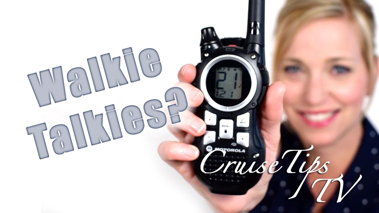 Walkie Talkies on a Cruise Ship - Cruise Tips TV