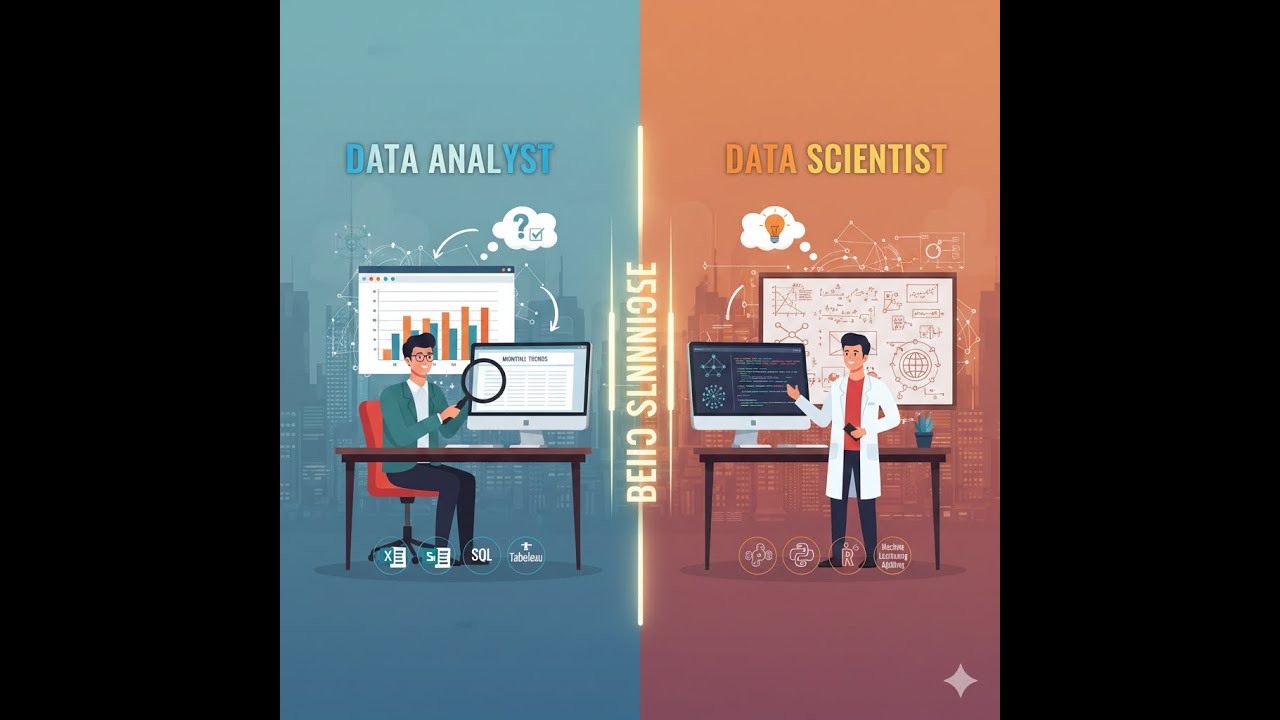 Аналитик данных против специалиста по анализу данных 👉🔥📊 Подпишитесь прямо сейчас 📊🔥👈🤓💻 