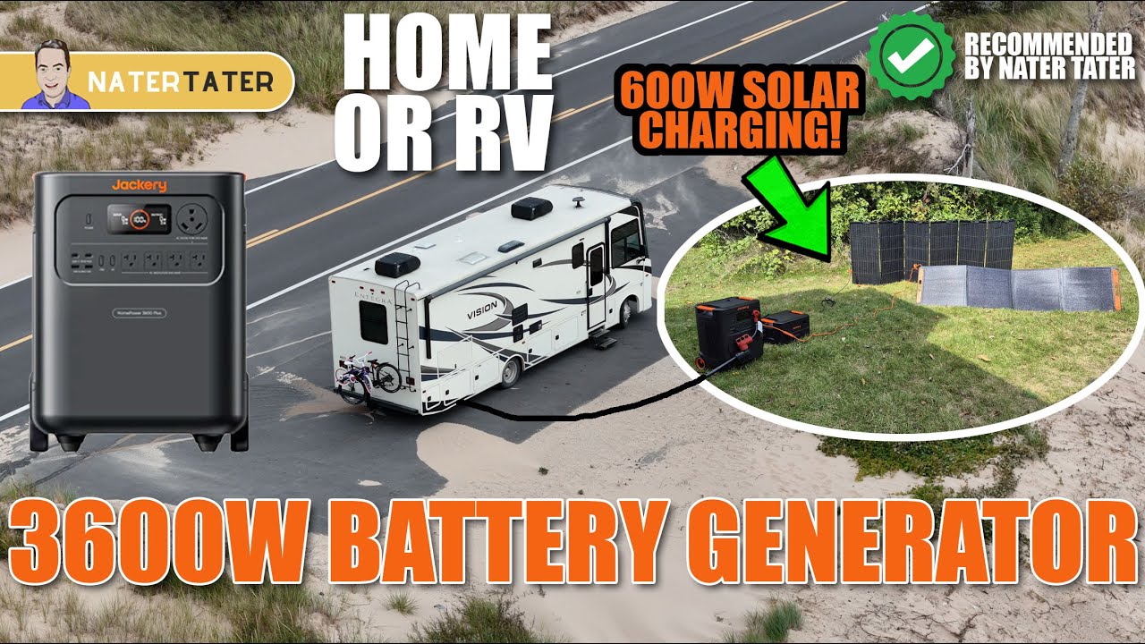 ✅ Энергоснабжение вашего дома или автодома &mdash; солнечный генератор Jackery HomePower 3600 &mdash; аккумул...