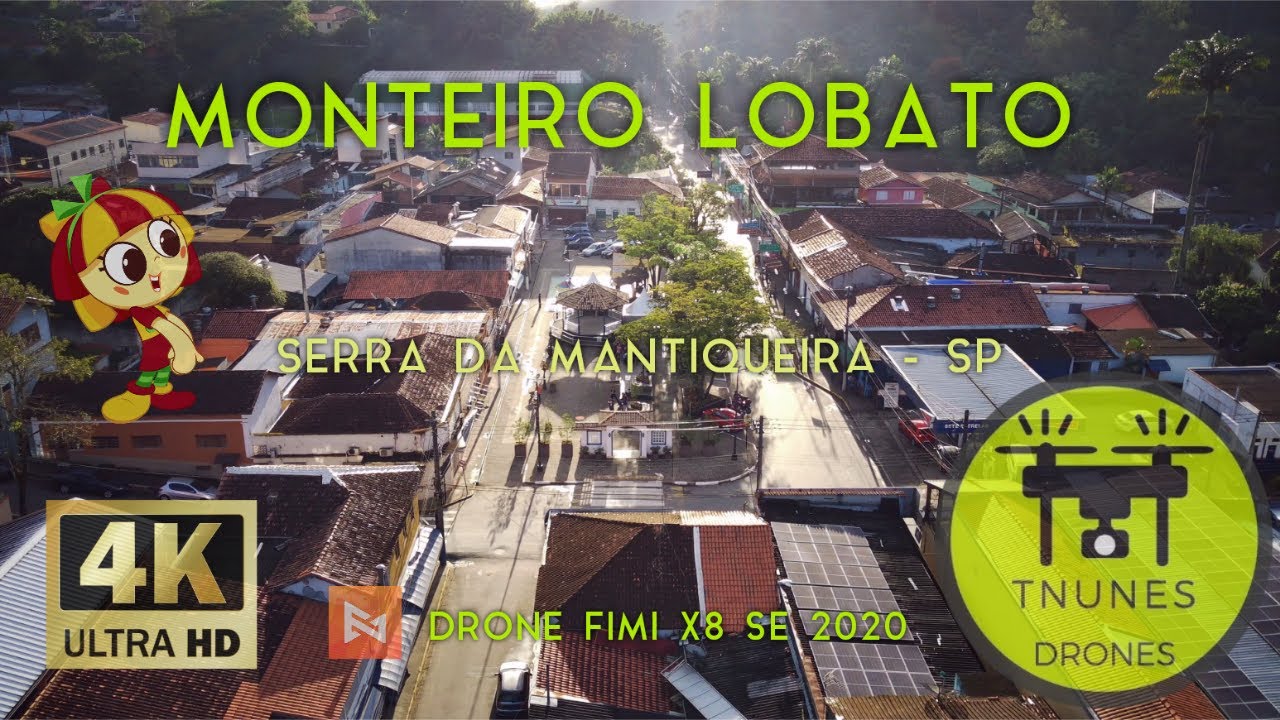 MONTEIRO LOBATO - SP Vista de Cima - 4K Drone Fimi X8 SE 2020