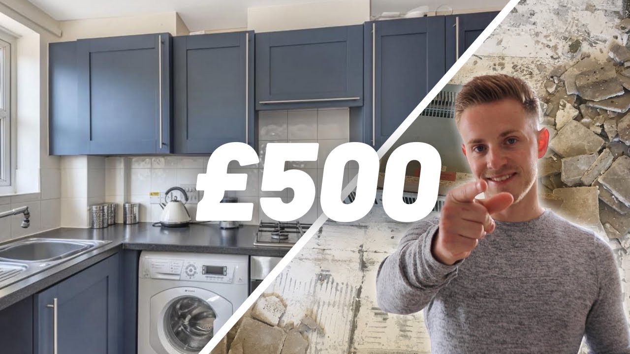 My Cheap Kitchen Property Refurb - House Renovation DIY upcycle