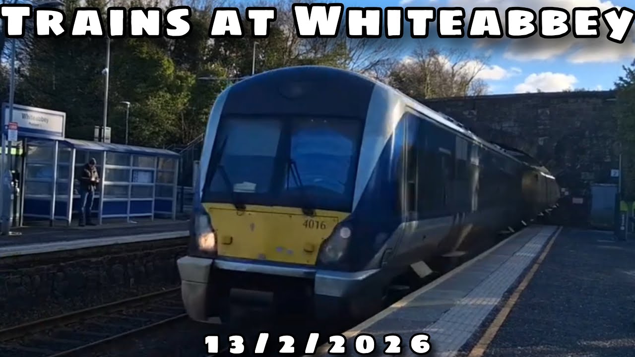 Trains at Whiteabbey! (13/2/26)