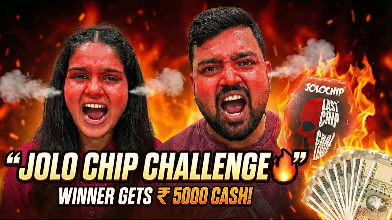 World’s Spiciest Chip Challenge 🔥 | 5 Minutes Jolo Chip Challenge 