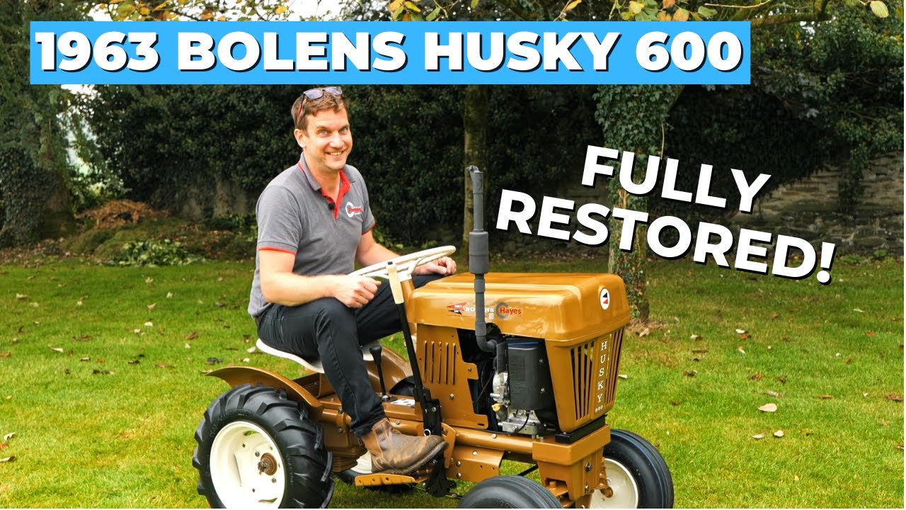 Fully Restored 1963 Bolens Husky 600 Lawn Tractor | Part 6 of 6