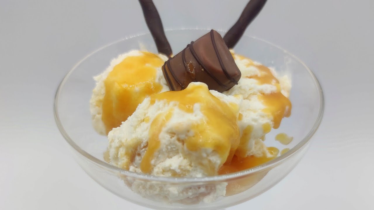 gelato al caramello salato (senza gelatiera)