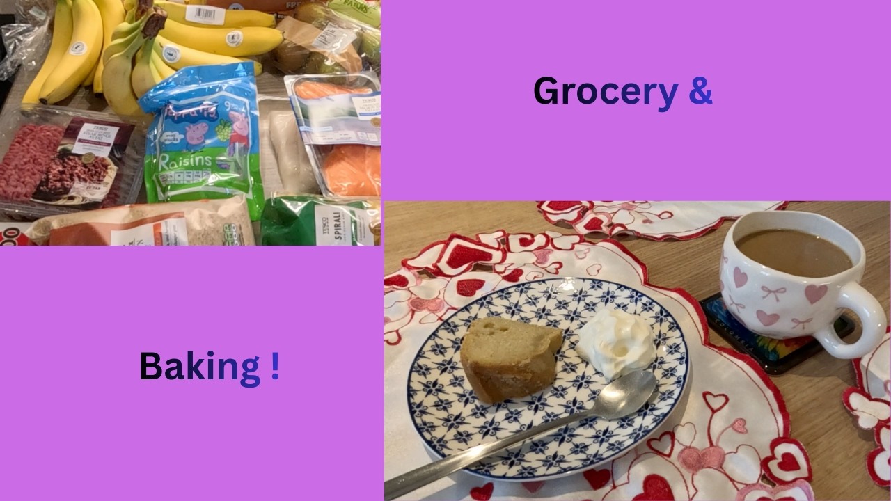 Tesco & Aldi Grocery Haul + Baking a Cake 🍰 | Real Life Shopping & Baking Vlog