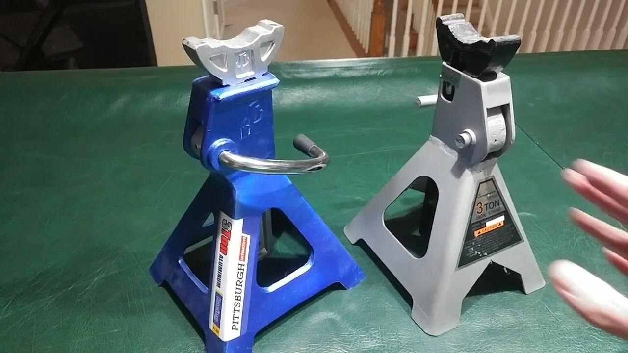 Алюминиевые подставки под домкрат от Harbor Freight очень прочные.