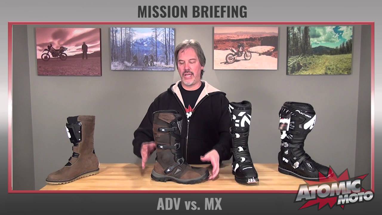MISSION BRIEF: Adventure Boots vs. MX Boots by Atomic-Moto