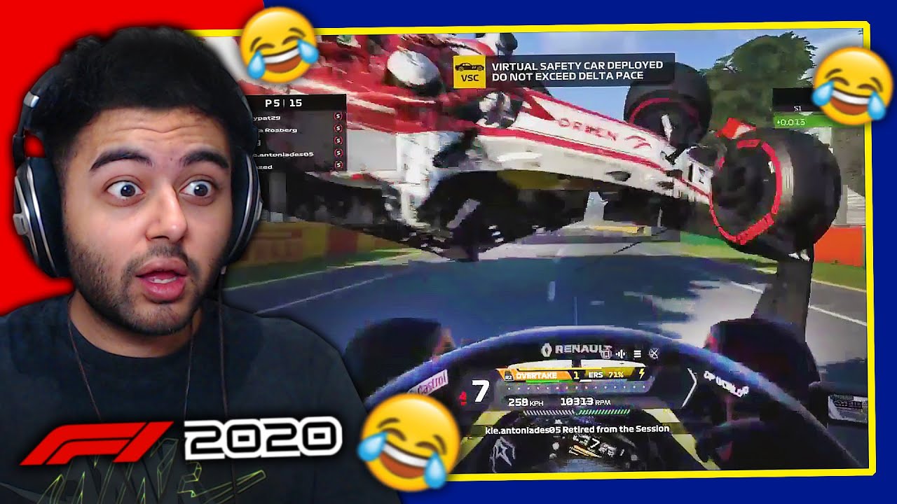 The LUCKIEST Escape Near-Miss Crash Ever on the F1 Game! How Was That Not a DNF?!