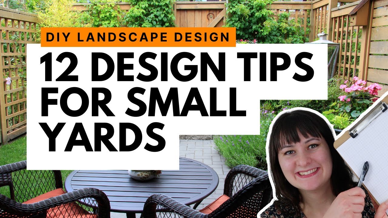 12 Landscape Design Tips for Small Yards ~ How to make a small space look bigger and more beautiful