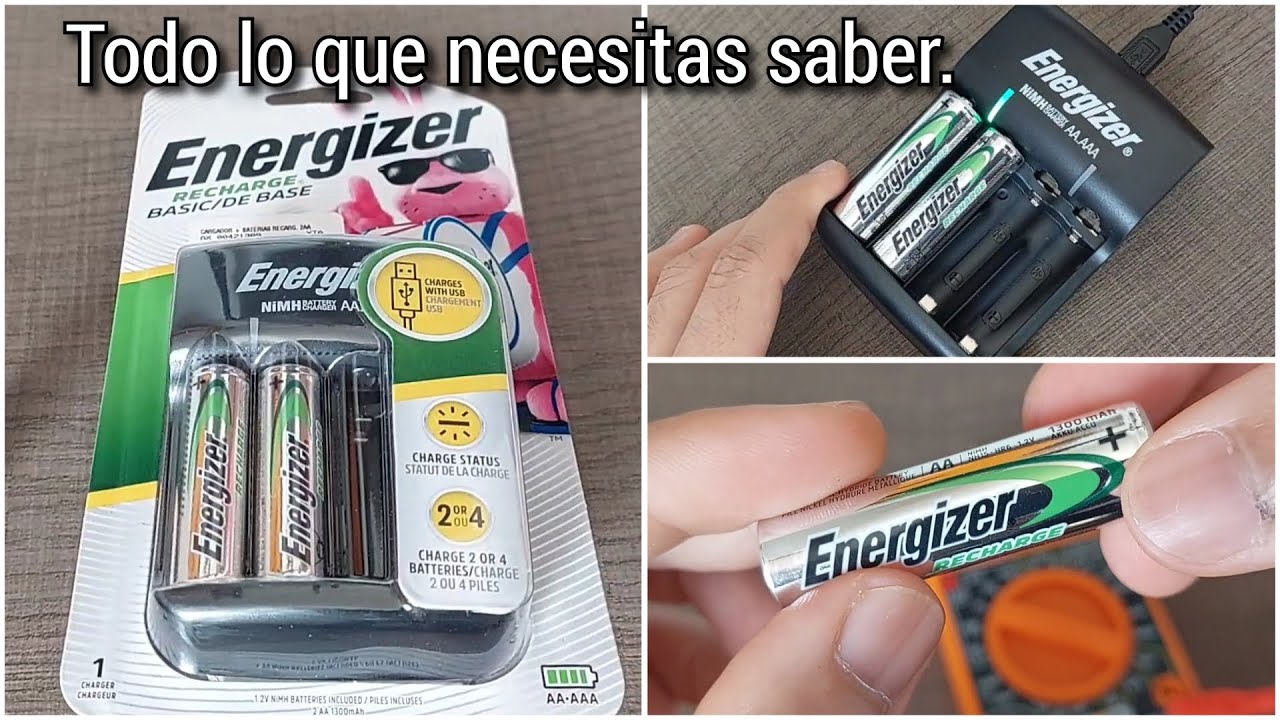 Cargador y Baterías RECARGABLES ENERGIZER | Revisión Completa