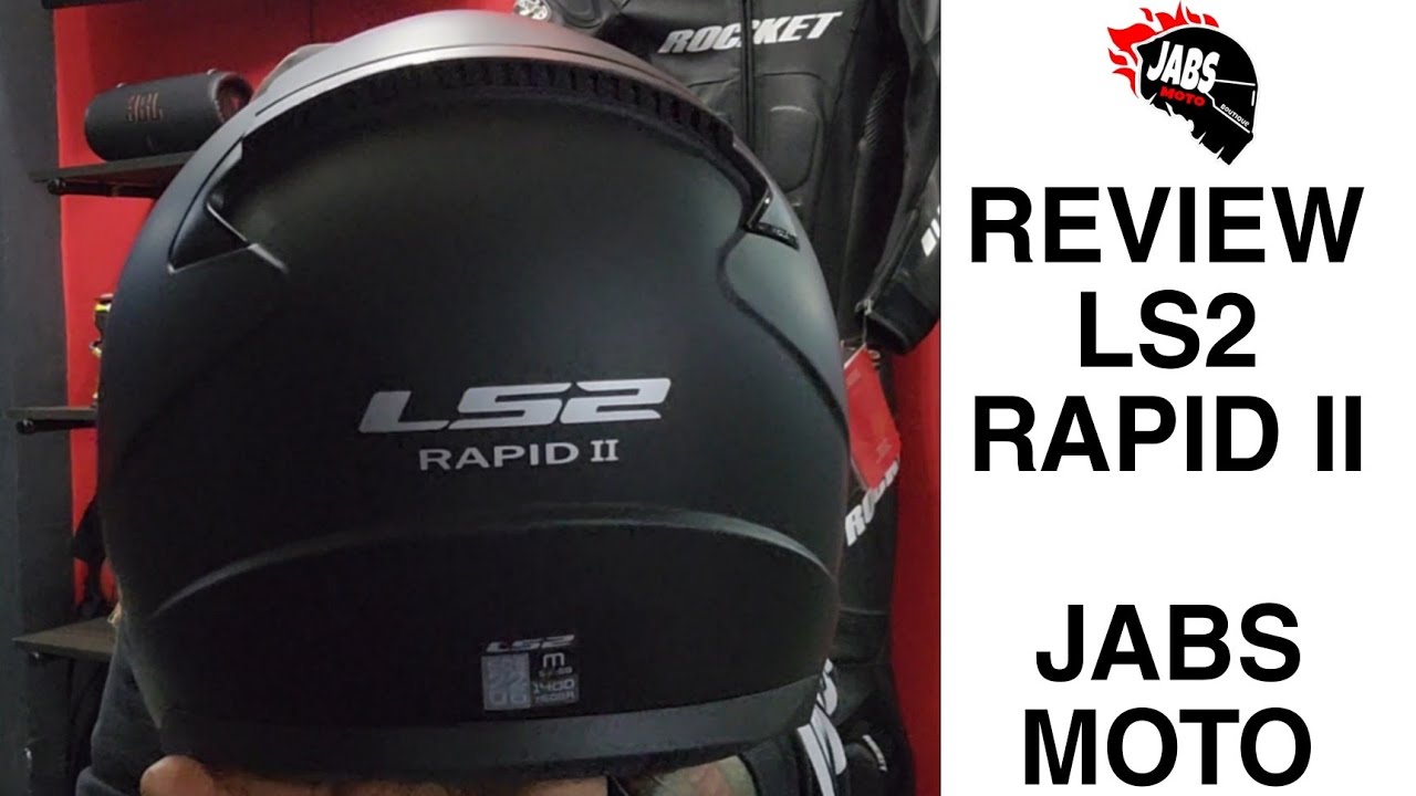 REVIEW CASCO LS2 RAPID II .- JABS MOTO