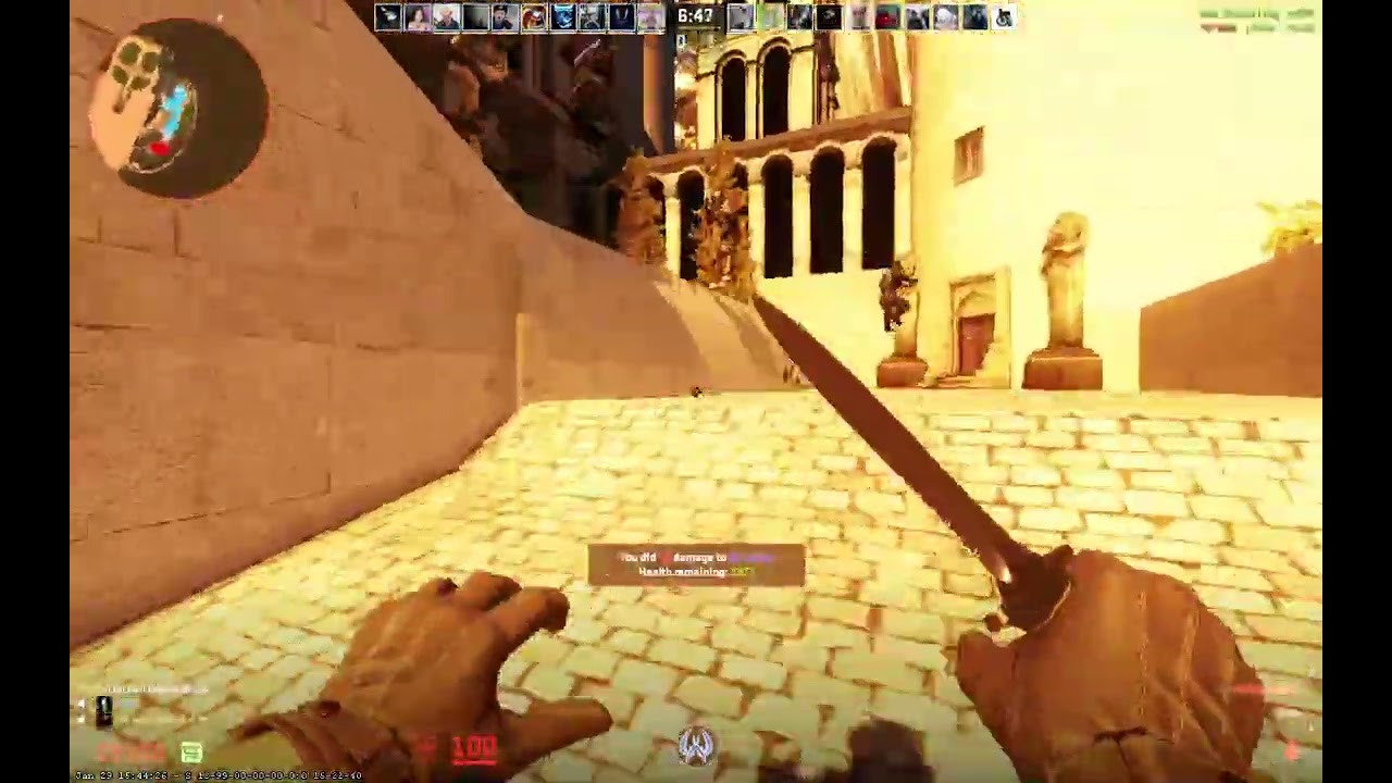 Cs2 zombie escape ze_lotr_minas_tiret_p on GFL server