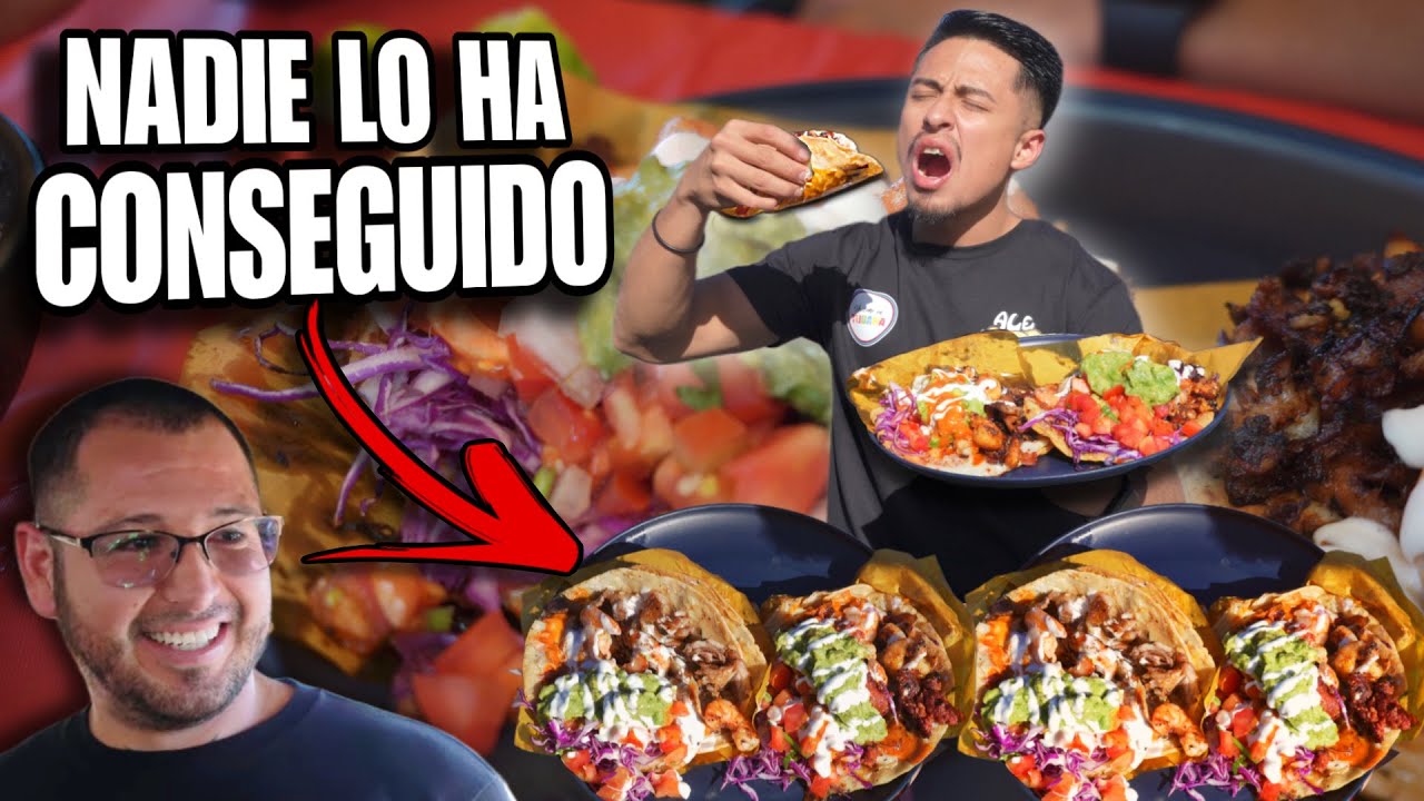 ESTE RETO NADIE LO HA CONSEGUIDO 🌮 | **Tacos GIGANTES de Medio Kilo 🇲🇽🔥