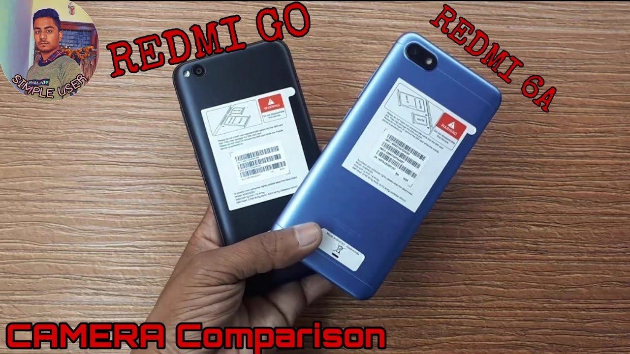 REDMI 6A AND REDMI GO CAMERA COMPARISON.