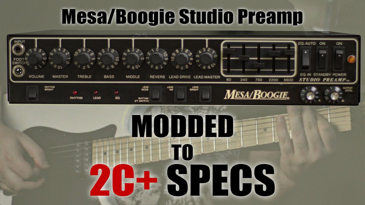 Another MESA Studio Preamp gets IIC+ Modded | Before and After