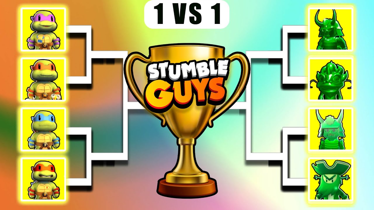 NINJA TURTLES vs GREEN SPECIAL Skins Tournament in Stumble Guys🔥