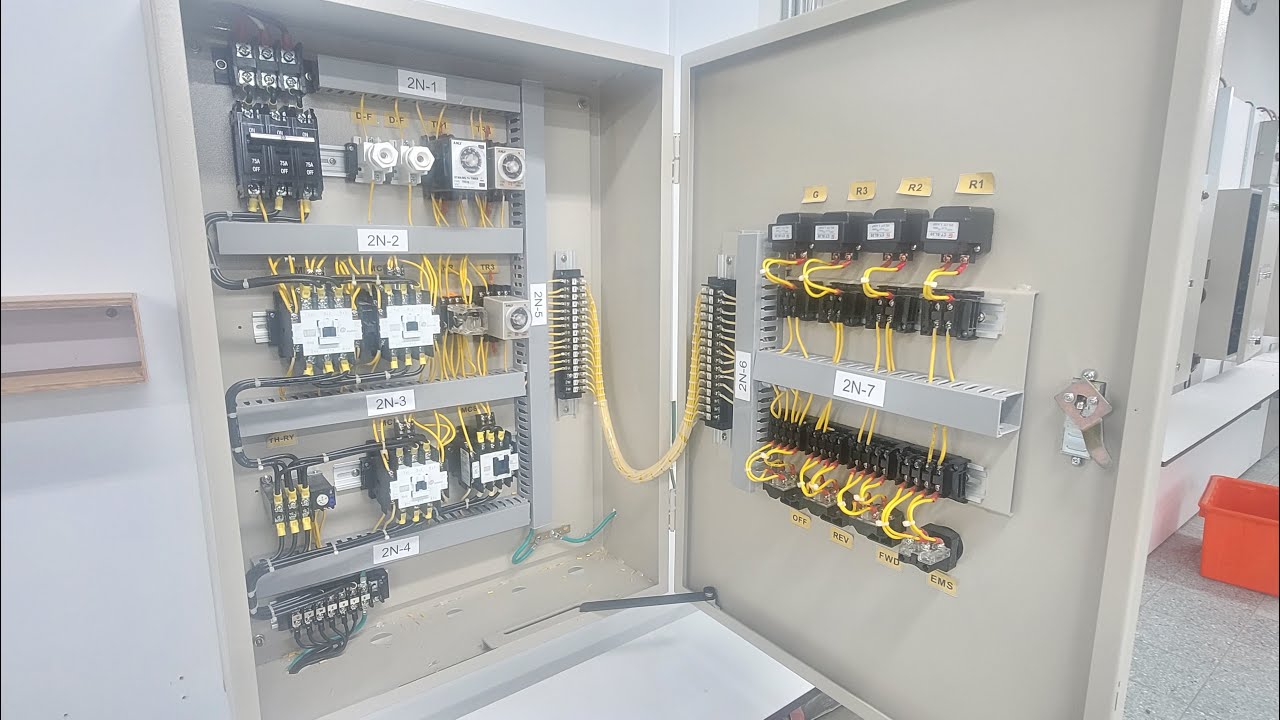 乙級室內配線第二站第二題-正反轉兼Y-Delta附停電保護電路動作測試