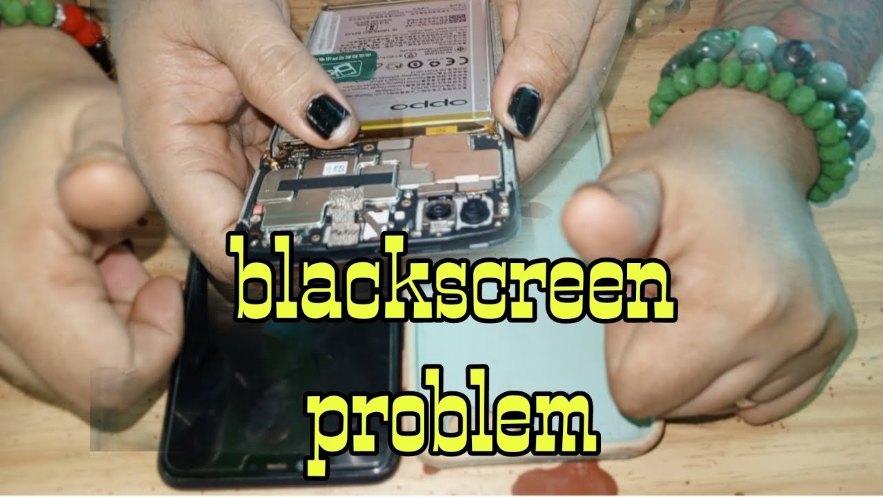 OPPO A3s blackscreen problem solve in a minute