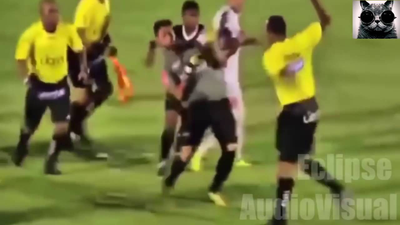 Players vs Referees &bull; Craziest Football Fights