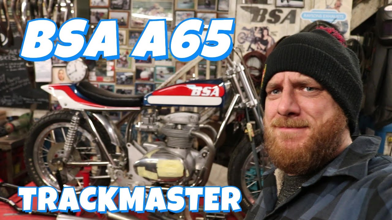 BSA A65 Trackmaster Flattrack, Custom Exhaust System - Episode 125